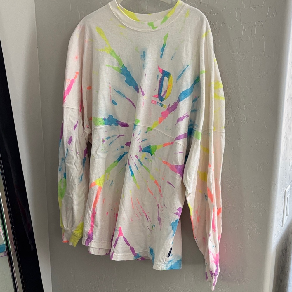 Disneyland Spirit Jersey Colorful Tie-Dye